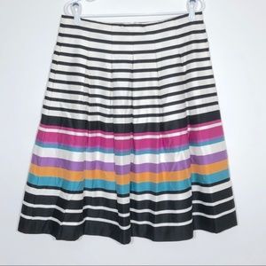 Banana Republic Skirt Rainbow Stripe A Line